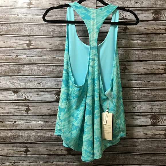 Calia Reversible Mesh Blue Active Tank Top Medium - Picture 3 of 8